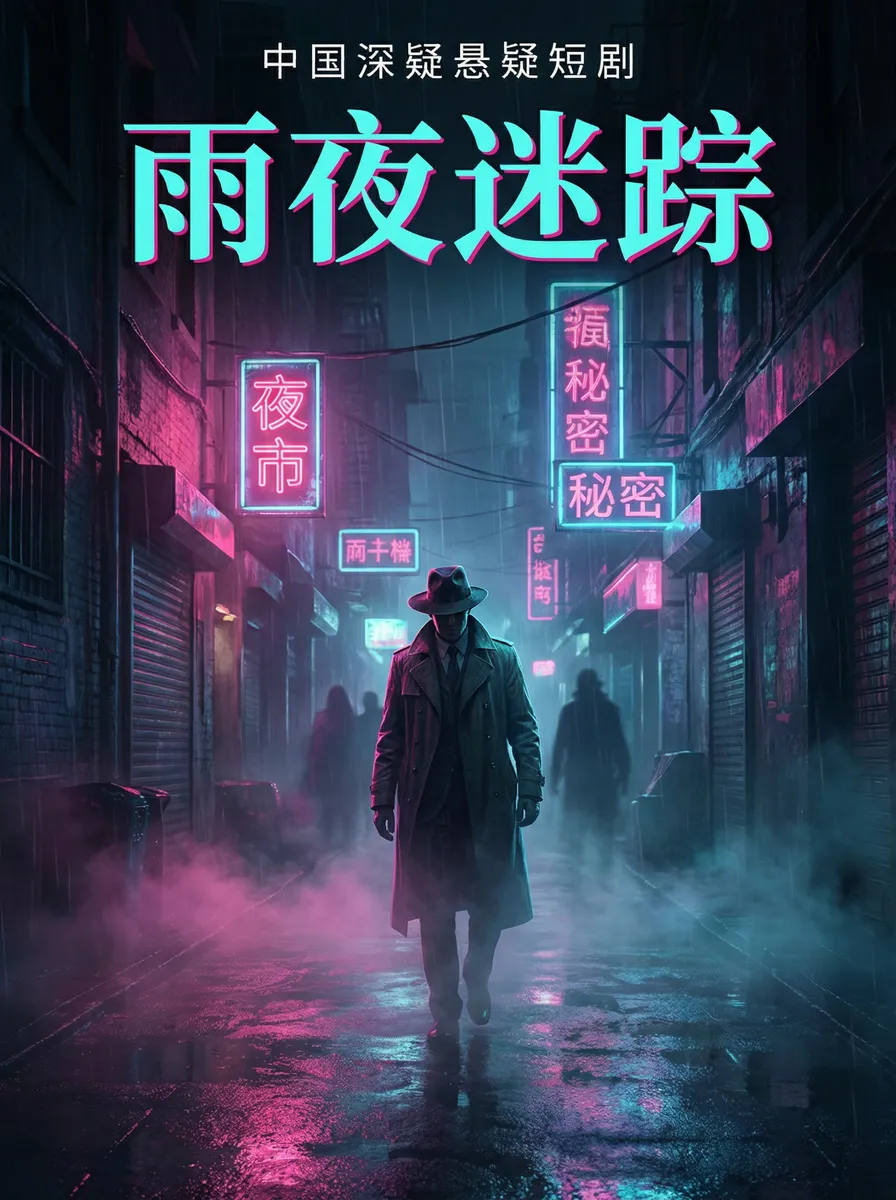 开车视频晚上污痛 视频 悬疑追踪短剧 - 雨夜迷踪海报